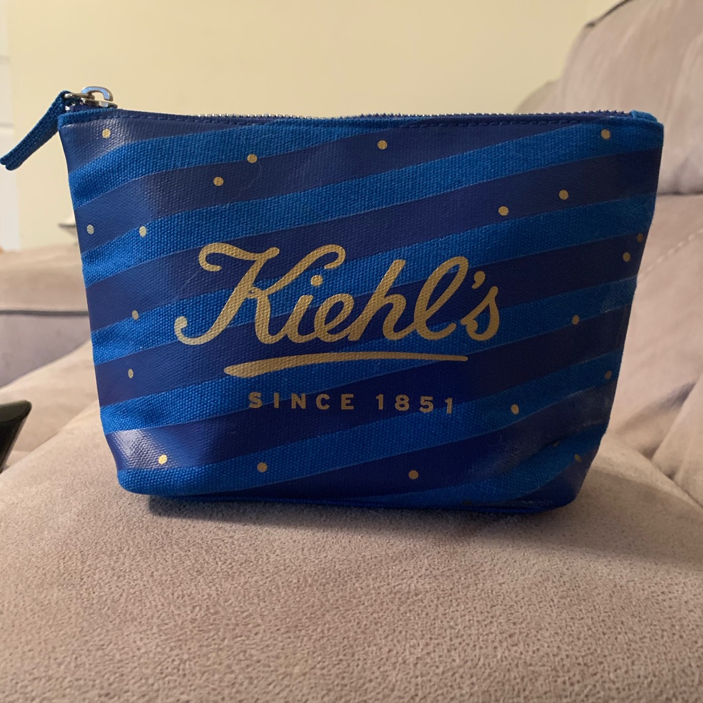 Kiehls Cosmetic Skin Care Bag